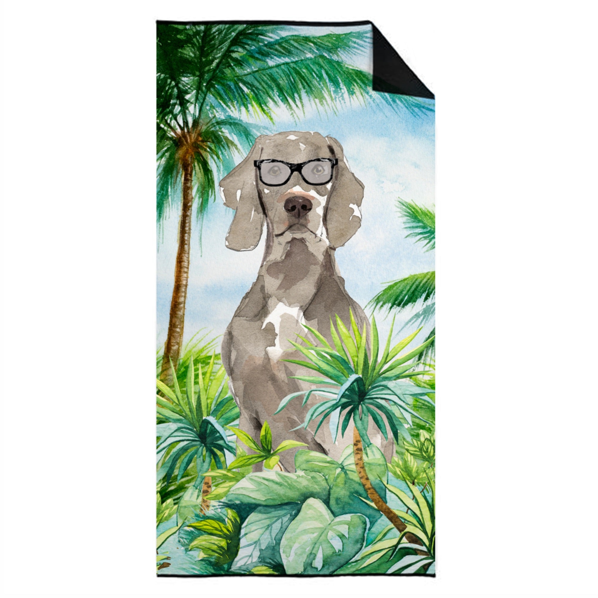 Weimaraner Premium Beach Towel